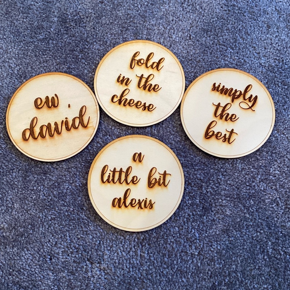 Schitts Creek Coasters